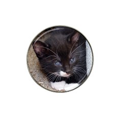 Kitty In A Corner Hat Clip Ball Marker by trendistuff