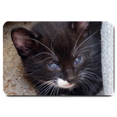 Kitty In A Corner Large Doormat  by trendistuff