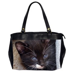 Kitty In A Corner Office Handbags (2 Sides)  by trendistuff