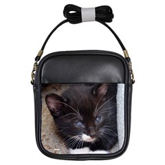 Kitty In A Corner Girls Sling Bags by trendistuff