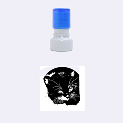 Kitty In A Corner Rubber Round Stamps (small) by trendistuff