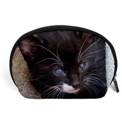 Kitty In A Corner Accessory Pouches (large)  by trendistuff