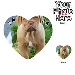 Cute Wrinkly Puppy Playing Cards 54 (heart)  by trendistuff