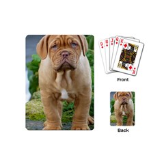 Cute Wrinkly Puppy Playing Cards (mini)  by trendistuff