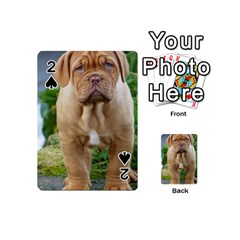 Cute Wrinkly Puppy Playing Cards 54 (mini)  by trendistuff