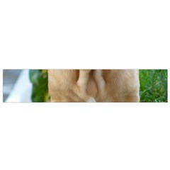 Cute Wrinkly Puppy Flano Scarf (small) 