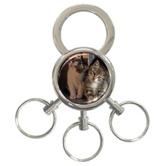 Cute Kitties 3-ring Key Chains by trendistuff