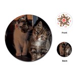 CUTE KITTIES Playing Cards (Round)  Front