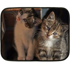 Cute Kitties Fleece Blanket (mini)