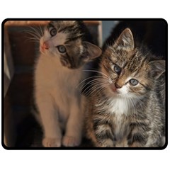 Cute Kitties Fleece Blanket (medium) 