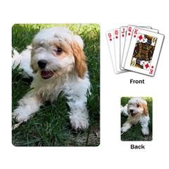 Cute Cavapoo Puppy Playing Card by trendistuff