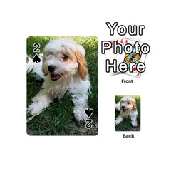 Cute Cavapoo Puppy Playing Cards 54 (mini)  by trendistuff