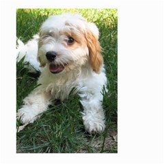 Cute Cavapoo Puppy Large Garden Flag (two Sides)