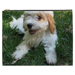 Cute Cavapoo Puppy Cosmetic Bag (xxxl)  by trendistuff