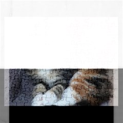 Comfy Kitty Rectangular Jigsaw Puzzl by trendistuff