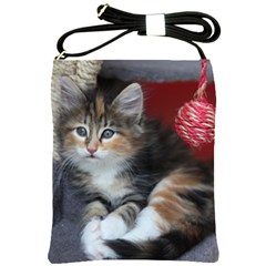 Comfy Kitty Shoulder Sling Bags by trendistuff