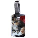 COMFY KITTY Luggage Tags (Two Sides) Back