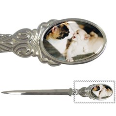 Calico Cat And White Kitty Letter Openers by trendistuff