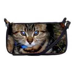 Blue-eyed Kitty Shoulder Clutch Bags by trendistuff