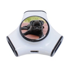 Alert Pug Puppy 3-port Usb Hub by trendistuff