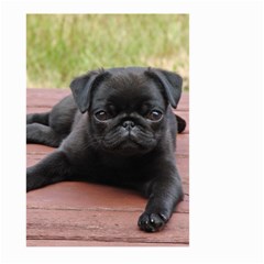 Alert Pug Puppy Large Garden Flag (two Sides)