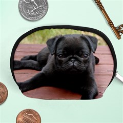 Alert Pug Puppy Accessory Pouches (medium) 