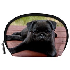 Alert Pug Puppy Accessory Pouches (large) 