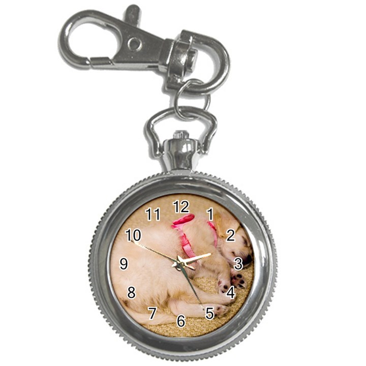 ADORABLE SLEEPING PUPPY Key Chain Watches