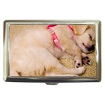 ADORABLE SLEEPING PUPPY Cigarette Money Cases Front