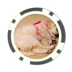 Adorable Sleeping Puppy Poker Chip Card Guards by trendistuff