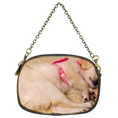 Adorable Sleeping Puppy Chain Purses (two Sides)  by trendistuff