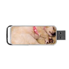 Adorable Sleeping Puppy Portable Usb Flash (one Side) by trendistuff