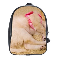 Adorable Sleeping Puppy School Bags (xl)  by trendistuff