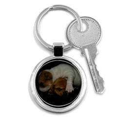 Adorable Baby Puppies Key Chains (round)  by trendistuff