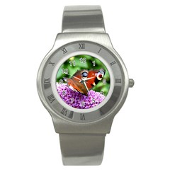 Peacock Butterfly Stainless Steel Watches by trendistuff