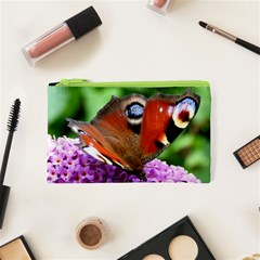 Peacock Butterfly Cosmetic Bag (xs) by trendistuff