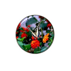 Butterfly Flowers 1 Hat Clip Ball Marker by trendistuff