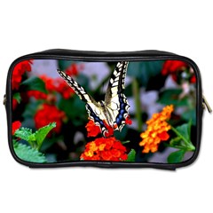 Butterfly Flowers 1 Toiletries Bags by trendistuff