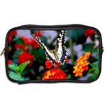 BUTTERFLY FLOWERS 1 Toiletries Bags 2-Side Back