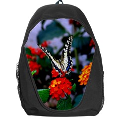 Butterfly Flowers 1 Backpack Bag by trendistuff