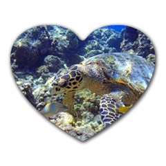 SEA TURTLE Heart Mousepads