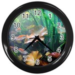 MARINE LIFE Wall Clocks (Black)