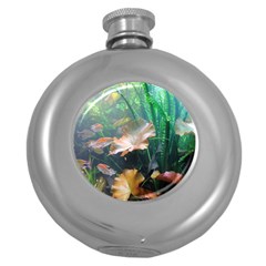 Marine Life Round Hip Flask (5 Oz) by trendistuff