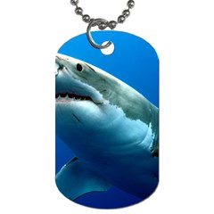 Great White Shark 3 Dog Tag (one Side) by trendistuff