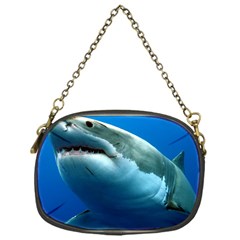 Great White Shark 3 Chain Purses (one Side)  by trendistuff