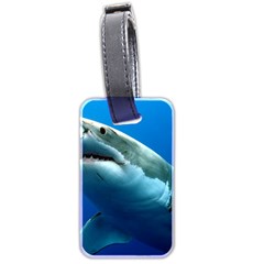 Great White Shark 3 Luggage Tags (two Sides) by trendistuff