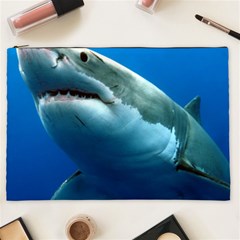 Great White Shark 3 Cosmetic Bag (xxl)  by trendistuff