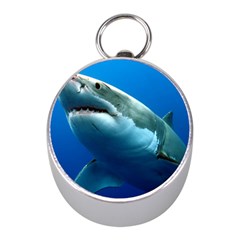 Great White Shark 3 Mini Silver Compasses