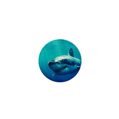 Great White Shark 1 1  Mini Buttons by trendistuff