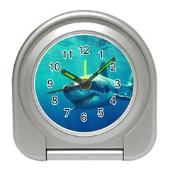 Great White Shark 1 Travel Alarm Clocks by trendistuff